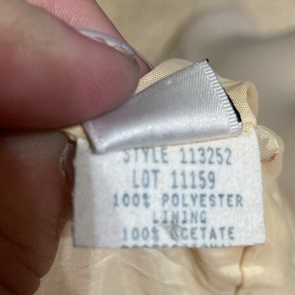 Evening dress in pastel yellow size 6 - Picture 6 of 12